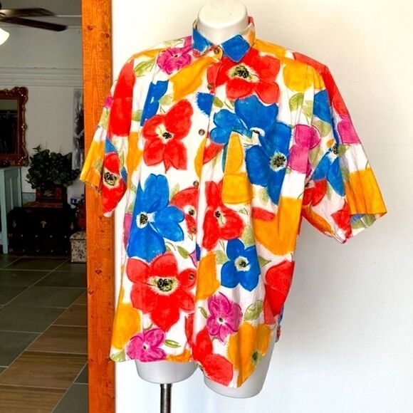 At last floral vintage shirt - Picture 3 of 15